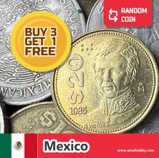 Mexico Coin | 1 Random Collectible Old Mexican Coin for Coin Collecting