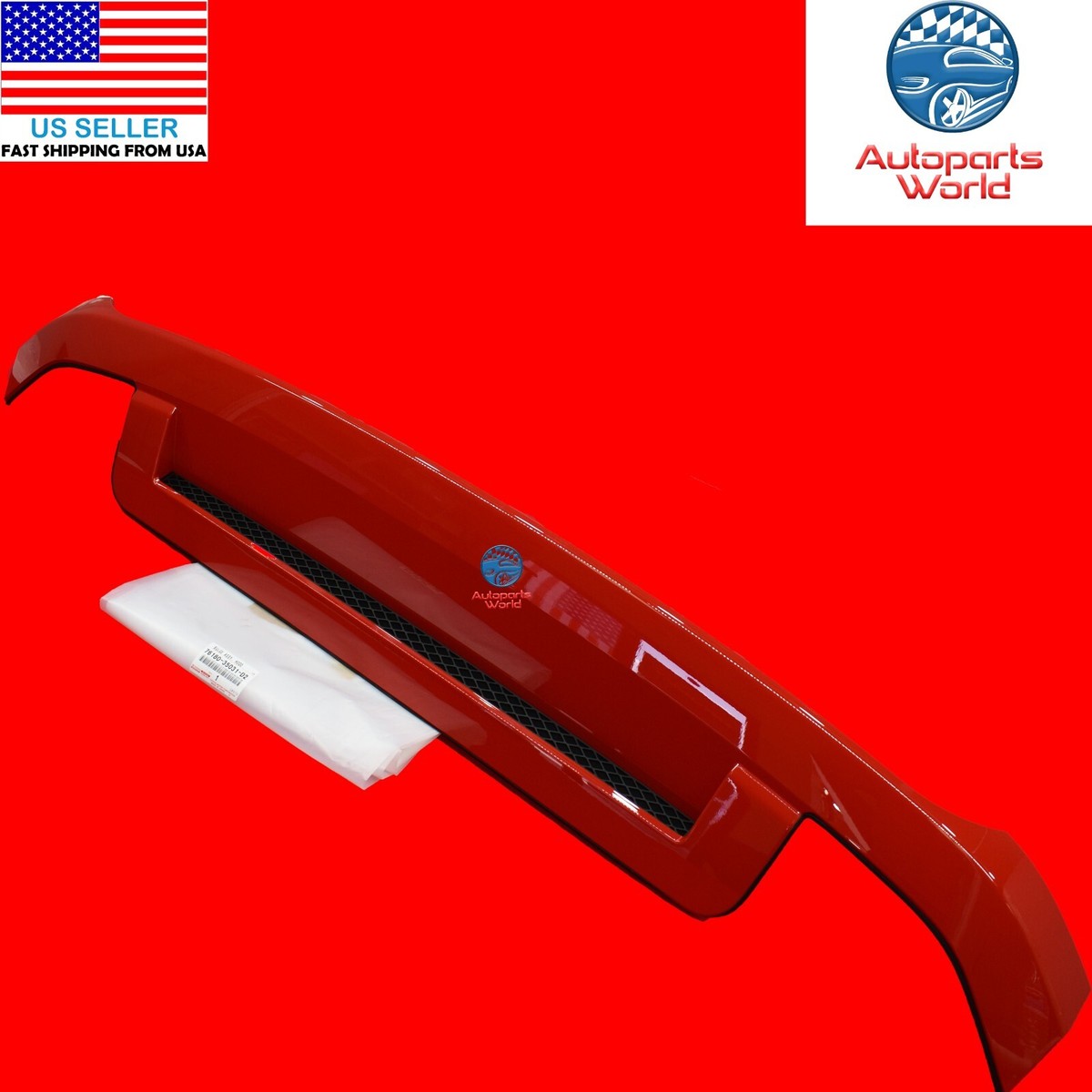 NEW GENUINE OEM TOYOTA 07-14 FJ CRUISER RED 3L5 HOOD BULGE SCOOP