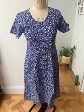 gorgeous HASLEMERE COLLECTIONS ladies s/sleeve printed cotton long dress sz 18