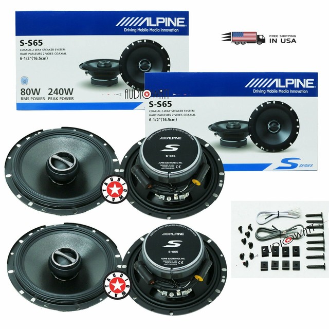 alpine 6.5 coaxial speakers