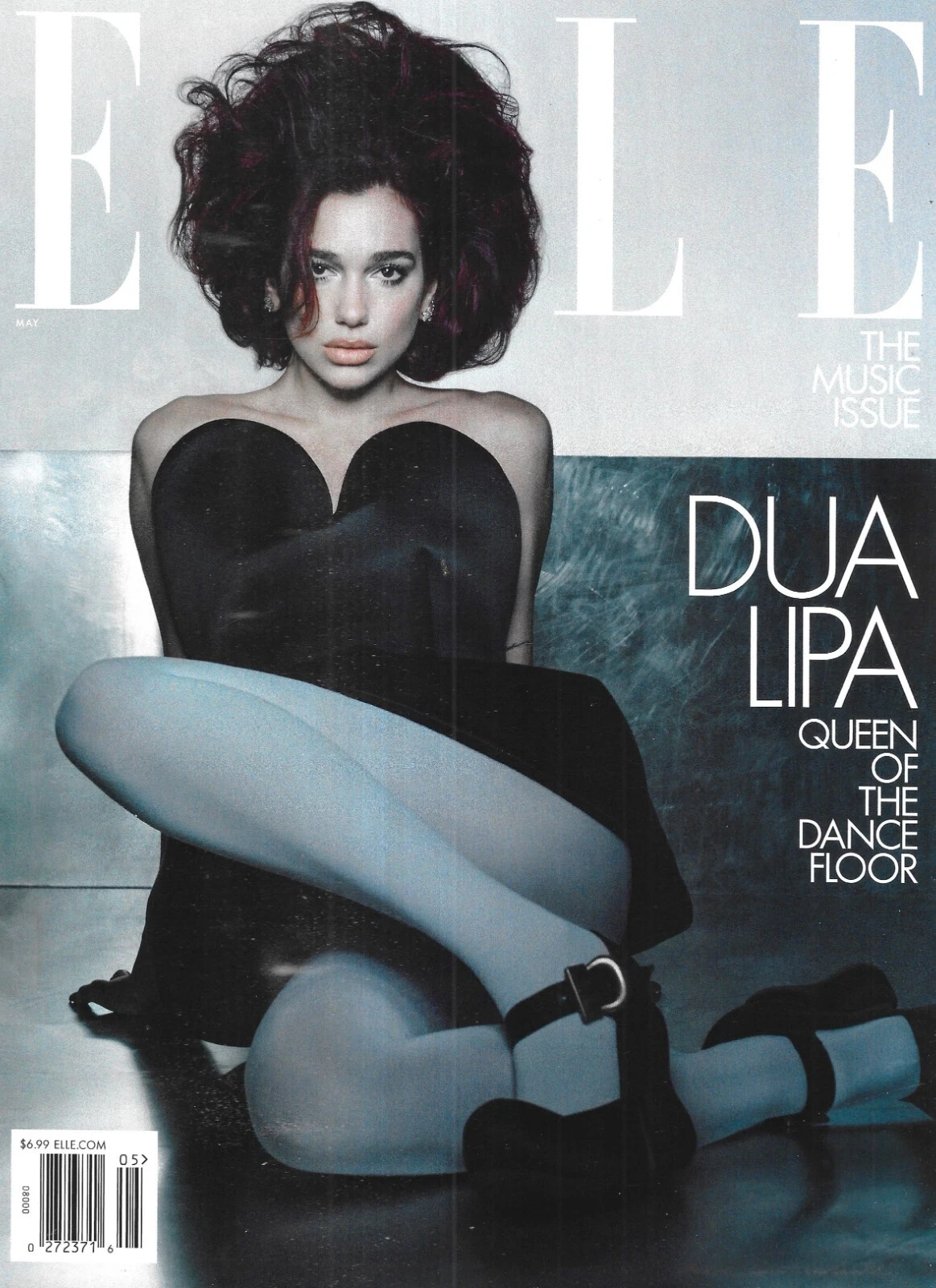 Elle Magazine Dua Lipa numéro musical chanteur bijou collection bijoux Dior 2024