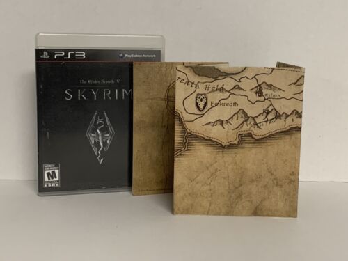 The Elder Scrolls V: Skyrim - PS3 - Large Skyrim Map Included
