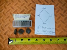NEW 9pcs Carbatron SPG632 A16.4 CTN25 Carbide Turning Inserts Made in USA