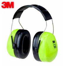 3M H10A HV PELTOR Optime Hi-Vis Over-the-Head Earmuffs