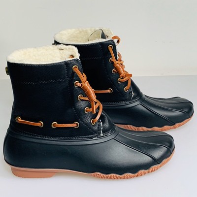 jhawk fleece lined duck boot