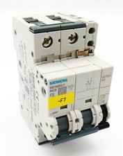 Siemens 5SY4202-7 MCB C2 5SY42 MCB C2 Circuit Breaker + 5ST3010 -used-