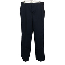 Red Kap Womens Pants 22 Navy Blue Industrial Unhemmed Pocket Work Delivery