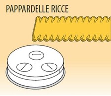 Trafila pappardelle ricce mm 16 lega ottone bronzo macchina pasta Fimar MPF1,5N