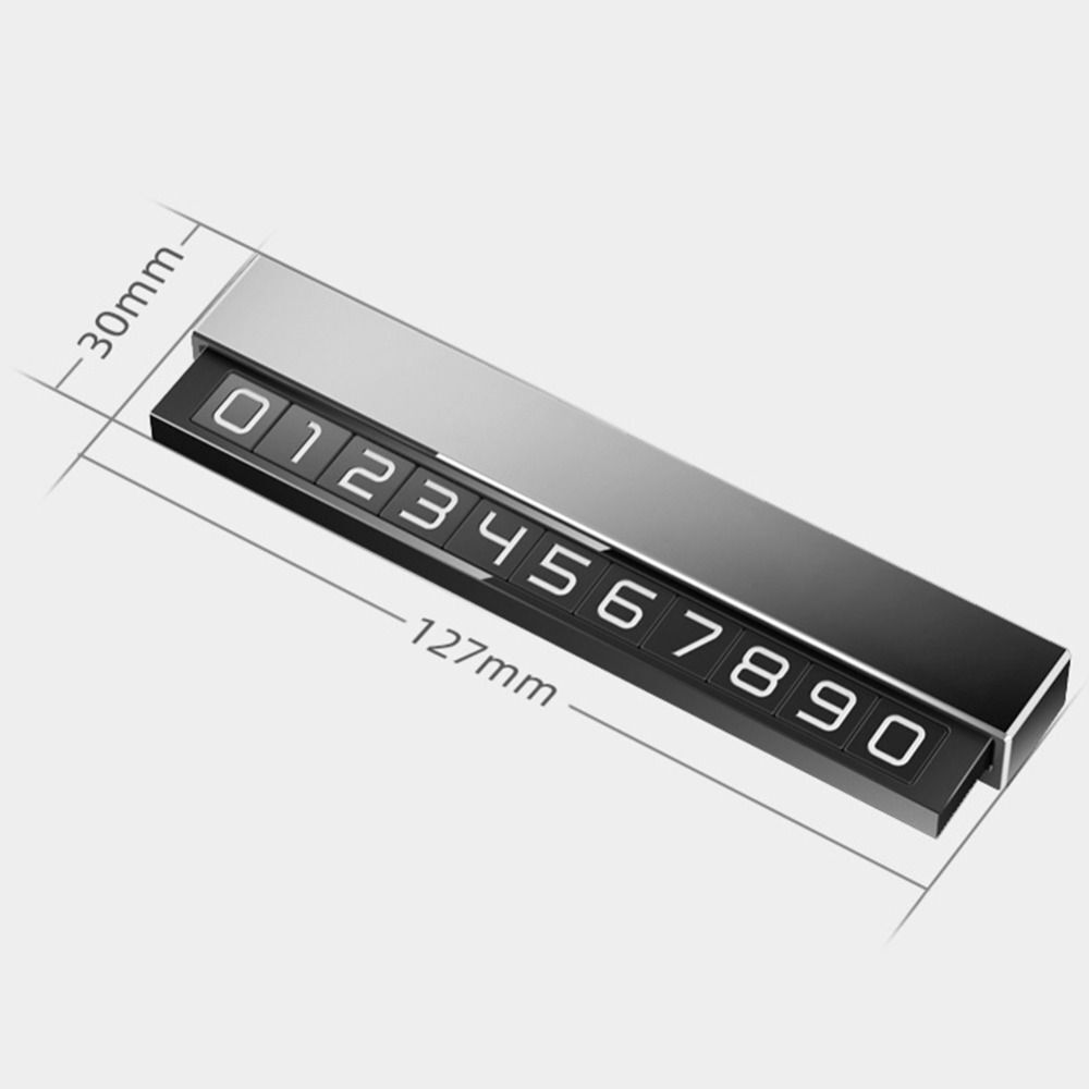 High Temperature Resistance Car Phone Number Plate Car Styling Stickers