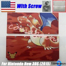 For Nintendo New 3DS 2015 No XL Housing Shell Edition Pokemon Red Charizard