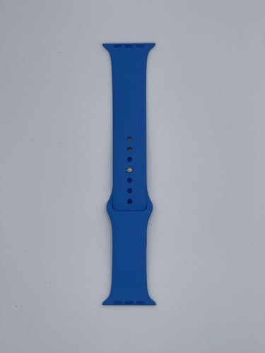 Original Apple Watch Band Silicone 44mm Blue M/L - Picture 2 of 3