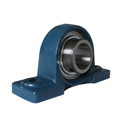 (Q.4) UCP207-22 JSB ABEC3 Triple Lips Solid Based 1-3/8'' ID Pillow Block Bearing