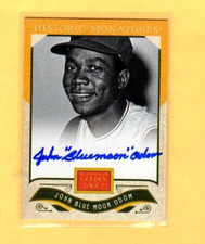 JOHN BLUE MOON ODOM    2012 PANINI GOLDEN AGE AUTOGRAPH  CARD
