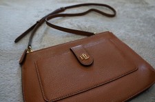 Lauren Ralph Lauren Pebbled Leather Medium Jamey Crossbody