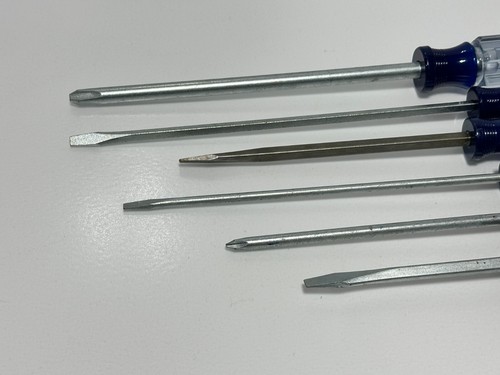 NOS Craftsman USA PR Pratt-Read 9pc Phillips & Flat Slotted Screwdriver Lot Set - Picture 4 of 8