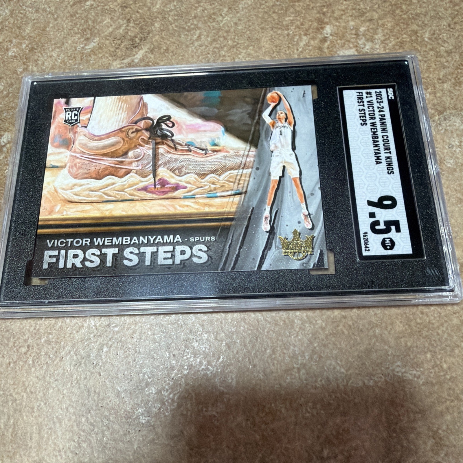 Victor Wembanyama 2023 Court Kings #1 First Steps Price Guide