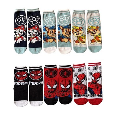 Kinder Socken 3er Set Paw Patrol Spiderman Stitch Hello Kitty Größen 23-34 NEU