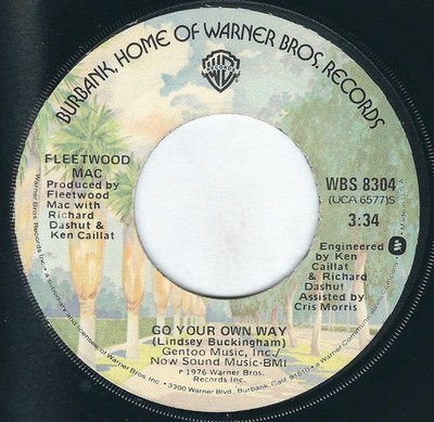 Fleetwood Mac - Go Your Own Way/Silver Springs (7'') (Very Good Plus (VG+))