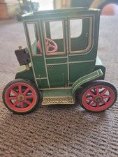 Vtg Modern Toys Japan 1950s Tin Toy Working Lever Action Car Lithograph Jalopy 3
