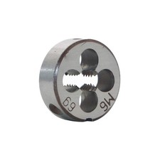 HSS 6mm x 1 Metric Right Hand Round Die Machine Thread M6 Pitch Alloy Steel Tool
