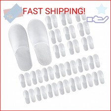UrbanRoots 28 Pairs Disposable Slippers For Guests,Bulk Slippers For Hotel,Spa,T