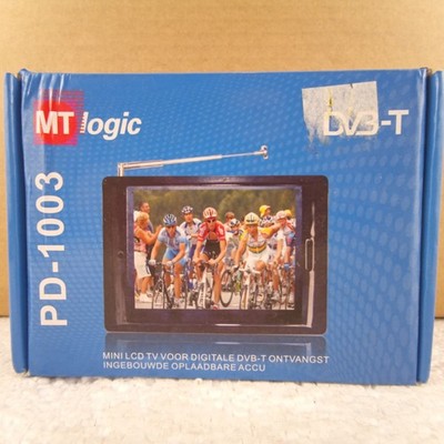 MT Logic PD-1003 Mini LCD TV Media SD Player DVB-T Tuner New Factory Sealed Box