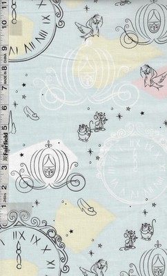 Blue Cinderella Outline Disney Princess by Spring Creative bty