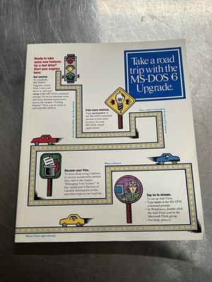 Microsoft MS-DOS 6 User s Guide Manual 1993 Vintage Paperback IBM PC Book