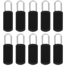  10pcs Zipper Pull Replacement Metal Detachable Zipper Puller Zipper Pull Tab