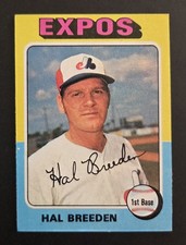 1975 Topps - Hal Breeden - #341 - Expos - First Base