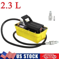 2.3L Air Hydraulic Pump 10000PSI 0.6 Gal Reservoir NPT 3/8" Oil Outlet Auto Pump