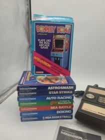 Mattel Electronics Intellivision Console 2609 With 8 Boxed Games