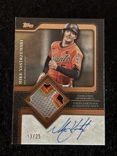 2026 Topps Series 1 Mike Yastrzemski Patch AU 13/25