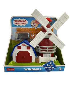 Thomas & Friends Windmill Set TrackMaster with storage shed & troublesome