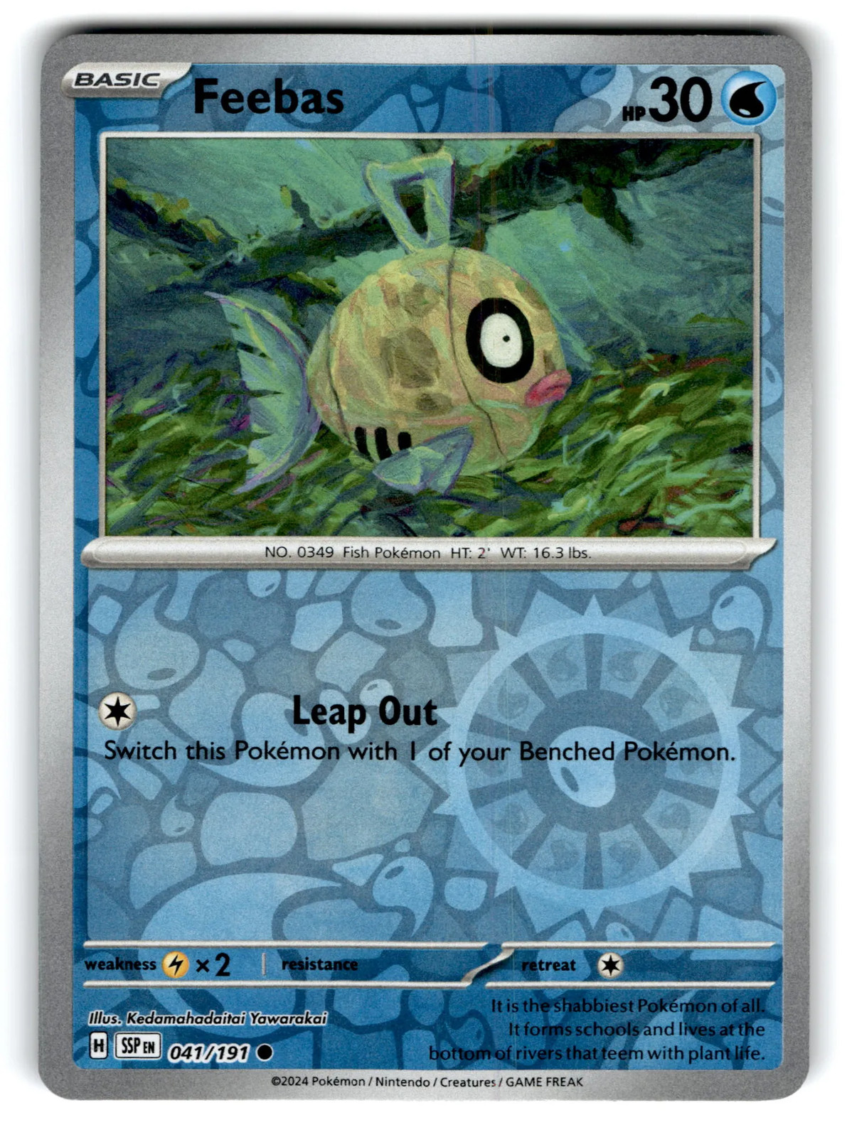 2024 Pokemon Feebas #41/191