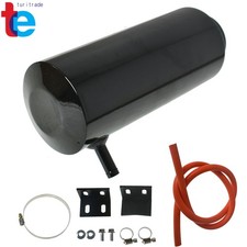 800ml Aluminum Alloy Cylinder Radiator Coolant Catch Tank Overflow Reservoir