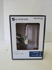 Glacier Bay Modern Towel Ring Chrome New In Box