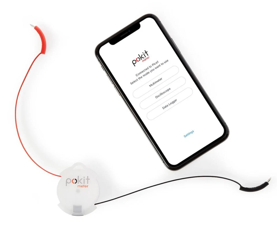 PokitMeter - Portables Multimeter, Oszilloskop und Logger, transparent - Bild 3 von 4