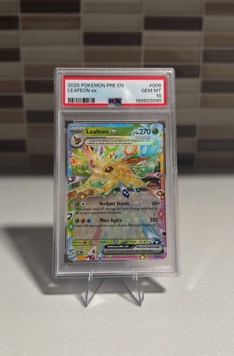 Leafeon ex graded PSA 10 for sale on eBay