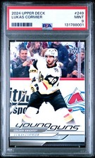 2024 Upper Deck Series 1 Young Guns #249 Lukas Cormier PSA 9