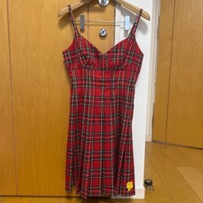 Heaven by Marc Jacobs dress Tartan Check Red Size S