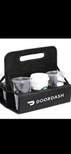 Doordash Official Foldable Drink Carrier  6 Cup Beverage Holder Delivery Driver