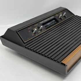 Untested Looks Nice Atari 2600 Console CX-2600A - Woody Wood Grain