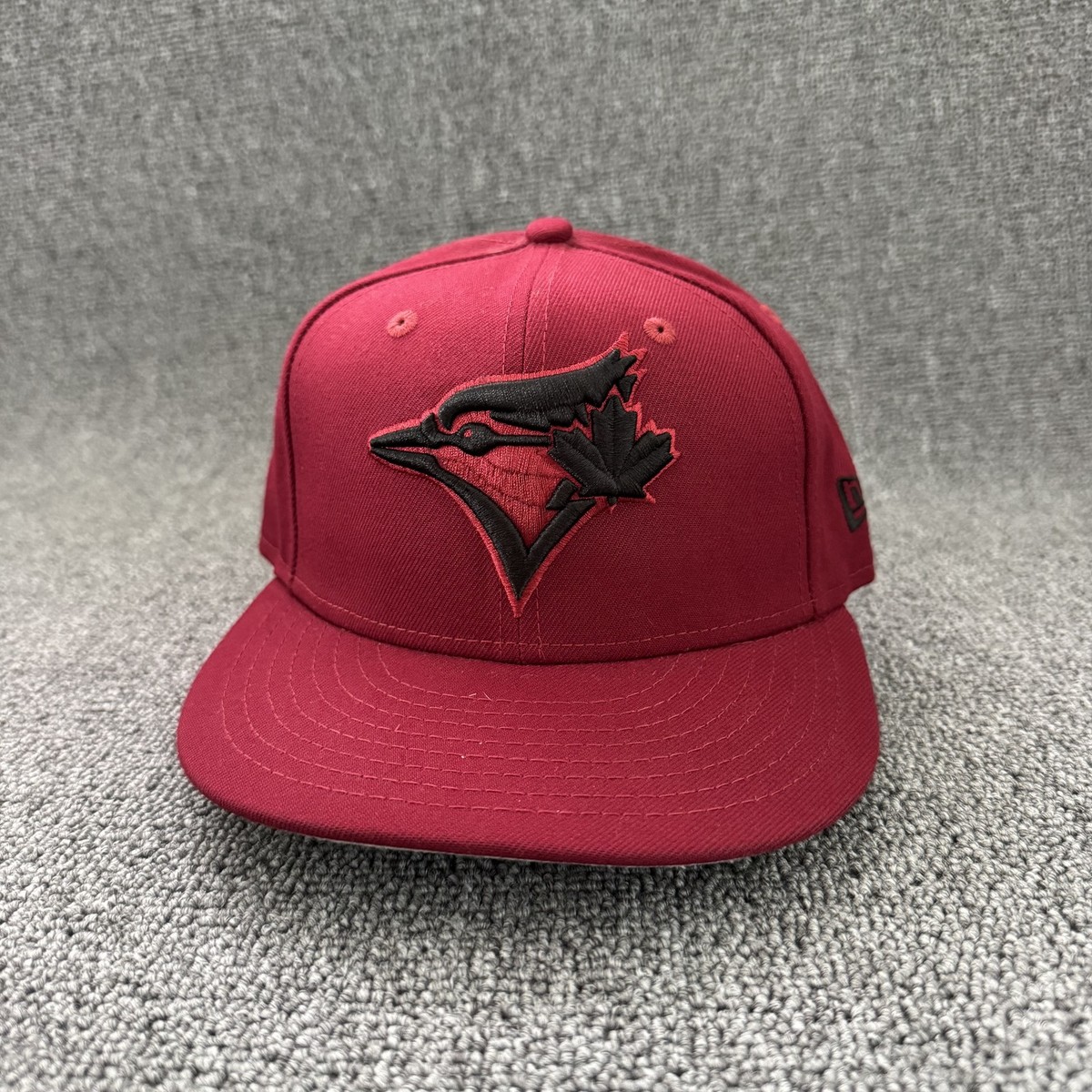 New Era Toronto Blue Jays MLB Maroon Fitted Cap Black Logo