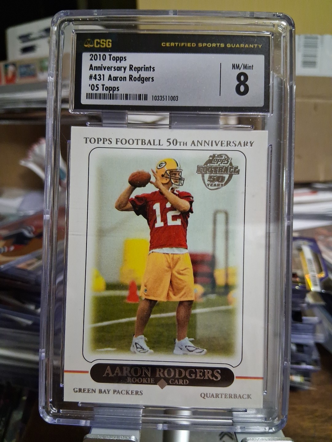 2005 Topps - Aaron Rodgers #431 Green Bay Packers QB