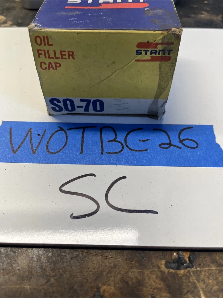Tapa de llenado de aceite Stant S0-70 para Dodge Dart Barracuda 1968 1969 ajuste confiable Foto 2 de 4