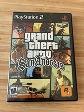 Grand Theft Auto: San Andreas (2004, Sony PlayStation 2 PS2) w/ Map & Manual