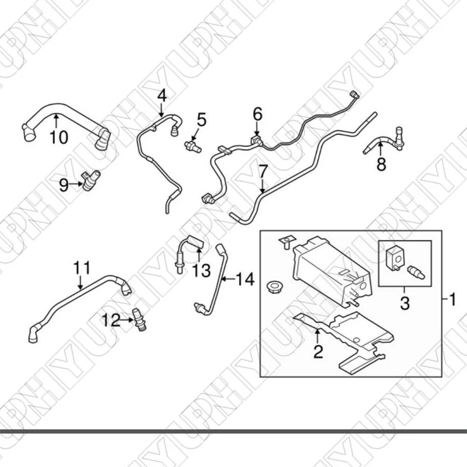 New Motorcraft Fuel Injection Pressure Sensor CM-5250 BU5Z-9F972-B BU5A9F972CA - Image 4 of 4