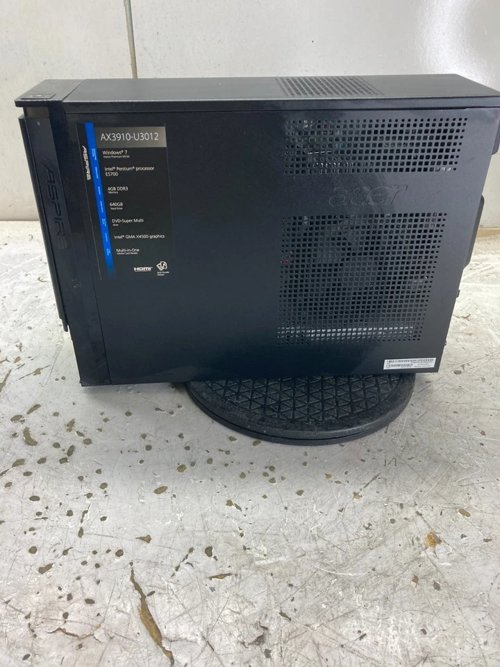 Acer Aspire X3910 Intel Pentium Dual-Core E5700 3.00GHz 4GB NO HDD - Image 2 of 4