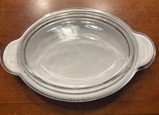 VTG Corning Ware 14 Ounce Casserole Oval Dish P-14-B with Pyrex Lid P-14-C